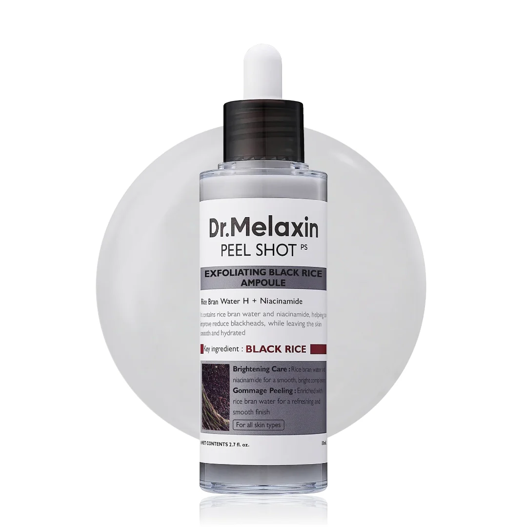 Dr.Melaxin PEEL SHOT EXFOLIATING BLACK RICE AMPOULE - 80ml