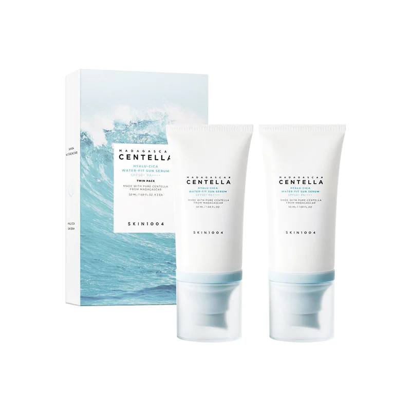 SKIN1004 Madagascar Centella Hyalu-Cica Water-Fit Sun Serum ( Twin Pack )