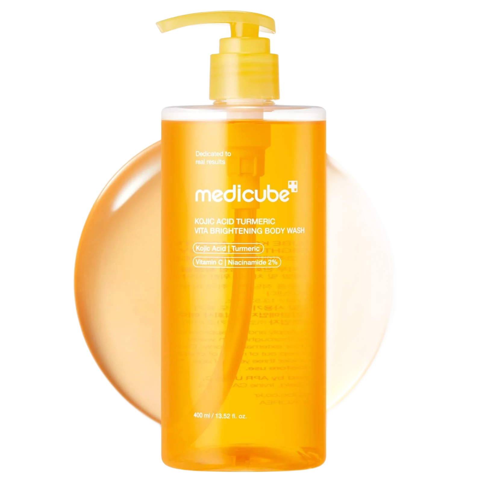 Medicube KOJIC ACID TURMERIC VITA BRIGHTENING BODY WASH - 400ml