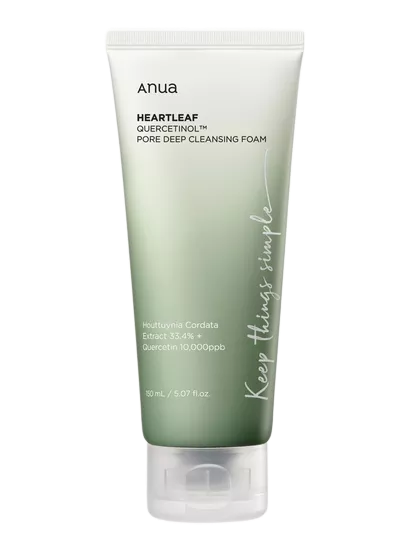 Anua Heartleaf Quercetinol Pore Deep Cleansing Foam - 150ml