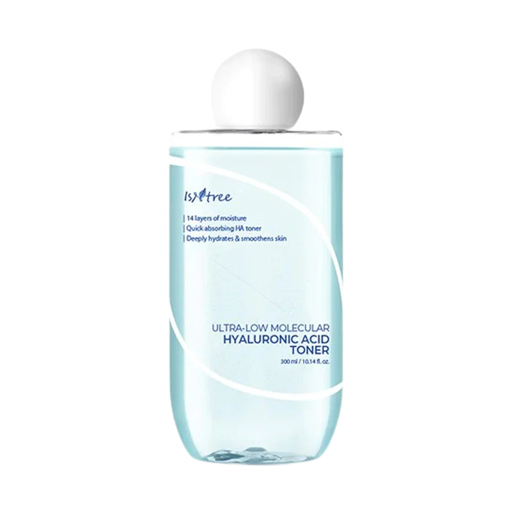 ISNTREE ULTRA-LOW MOLECULAR HYALURONIC ACID TONER - 300ml