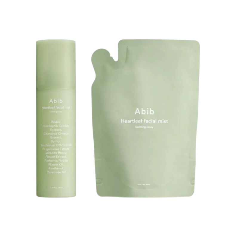 Abib Heartleaf facial mist calming spray 150ml + refill 150ml