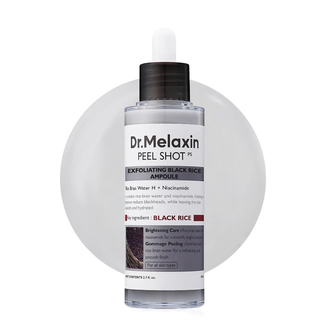 Dr.Melaxin PEEL SHOT EXFOLIATING BLACK RICE AMPOULE - 80ml