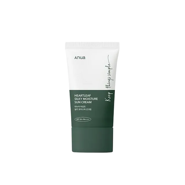 Anua Heartleaf Silky Moisture Sun Cream SPF 50+ PA++++