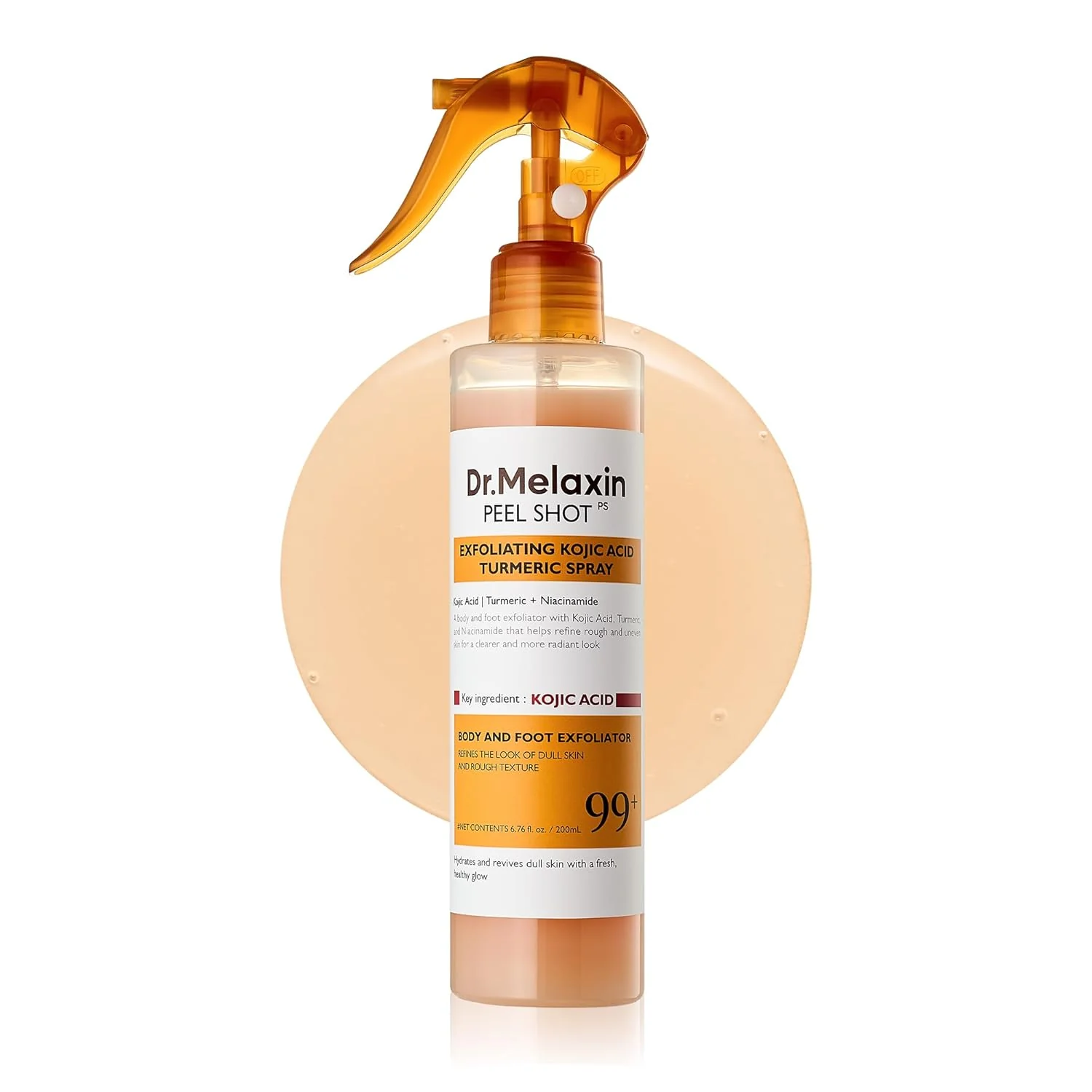 Dr.Melaxin PEEL SHOT EXFOLIATING KOJIC ACID TURMERIC SPRAY - 200ml